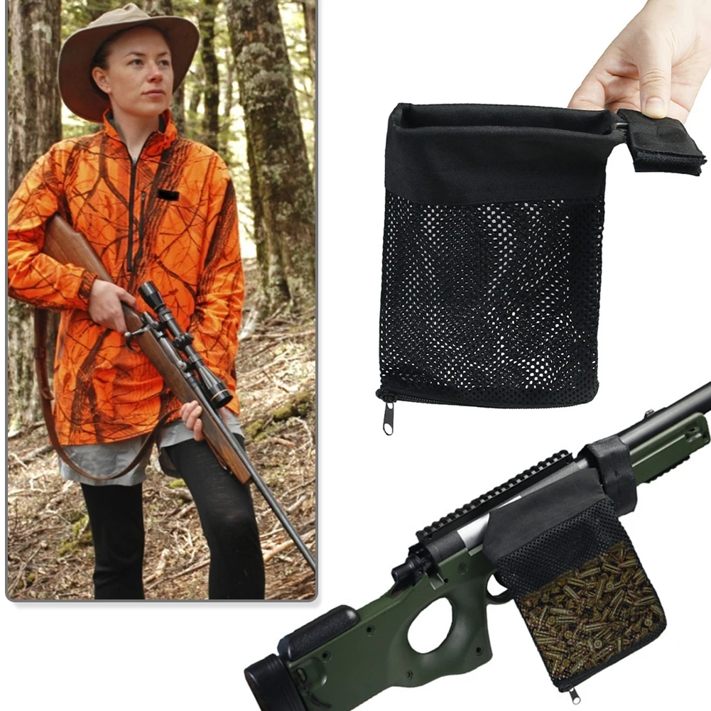 

Hunting Mesh Bag Hunting Outdoor Sports Shooting Brass Wrap Catcher Pouch