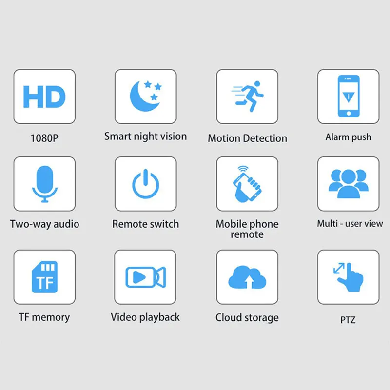 

PTZ IP Wifi Camera Outdoor Speed Dome Wireless Wifi Security Camera 320 Degree Pan 2MP Network CCTV Surveillance
