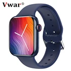 Смарт-часы iwo HW56 Plus мужские с беспроводным зарядным устройством и датчиком давления