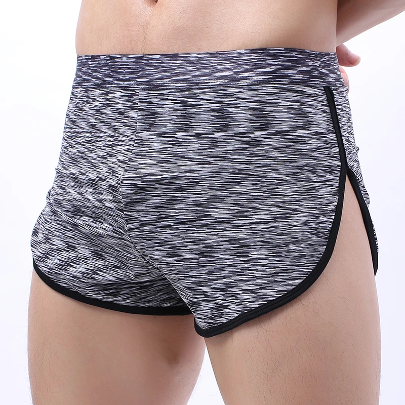 

Mens Boxers Shorts Men's Homewear Panties Slit Arrow Pants At Home Underwear Classic Basics Cueca Boxer Casual Sleep Underpants