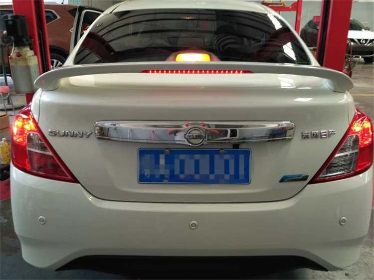 Спойлер для Versa 2011-2015 Nissan Sunny Sedan спойлер jsdK из АБС-пластика цвет заднего крыла