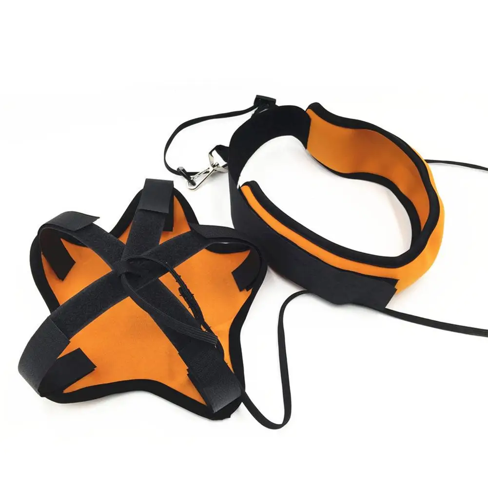 

Football Training Belt Volleyball Training Belt Soccer Football Kick Throw Adjustable Trainer Equipment For Solo Practice Servin