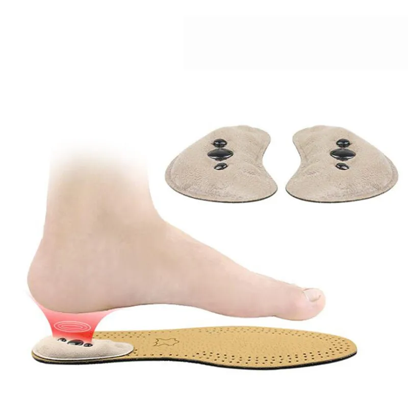 

X/O Legs Orthopedic Magnet Massage Insoles Arch Support Orthotic Insole Flatfoot Corrector Pedicure Insoles Cushion Heel Pads