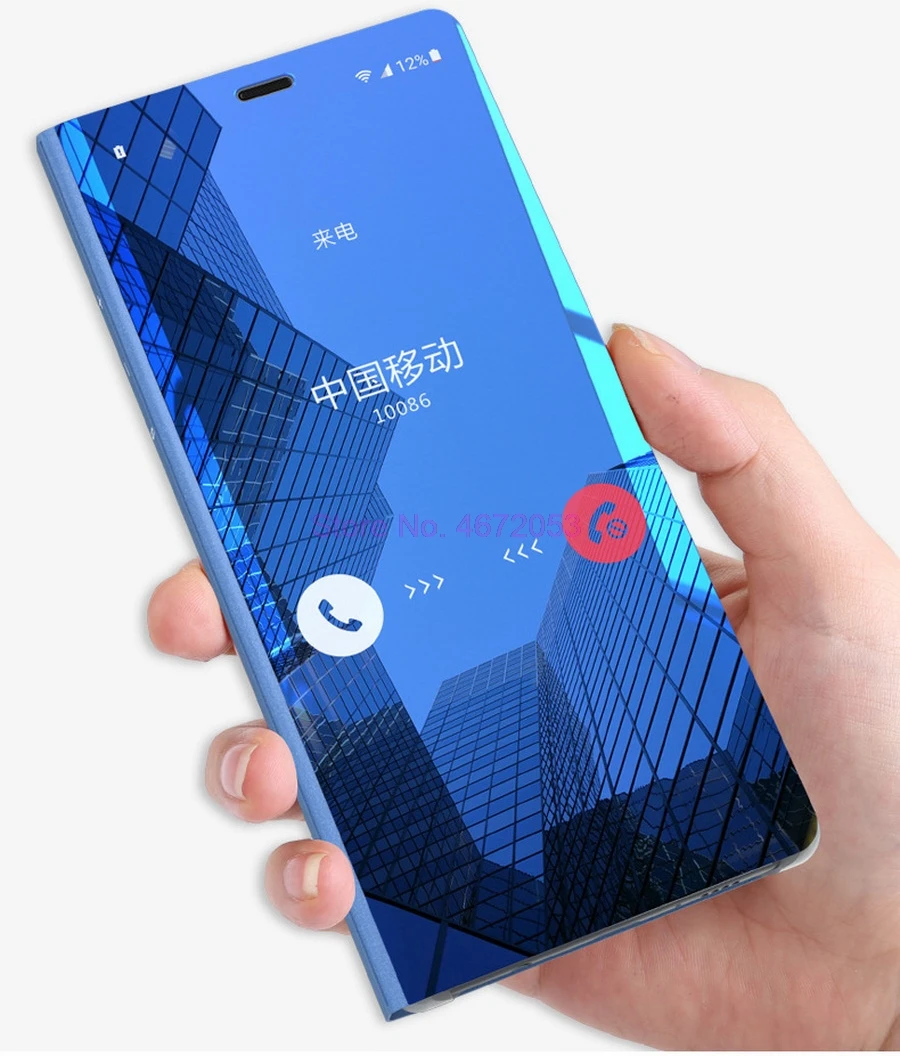 50 шт. зеркальный Чехол книжка для Samsung Galaxy S9 S8 S7 S6 Edge Plus Note 9 8 5 4 3|Бамперы| |