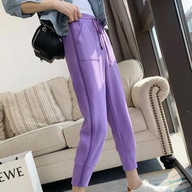

Новые повседневные спортивные брюки, тонкие, приталенные, свободные, летние, в Корейском стиле
