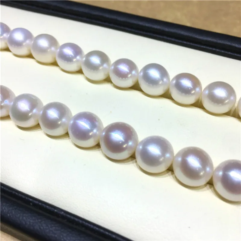 Натуральный пресноводный жемчуг высокого качества класса ААА полуотверстия