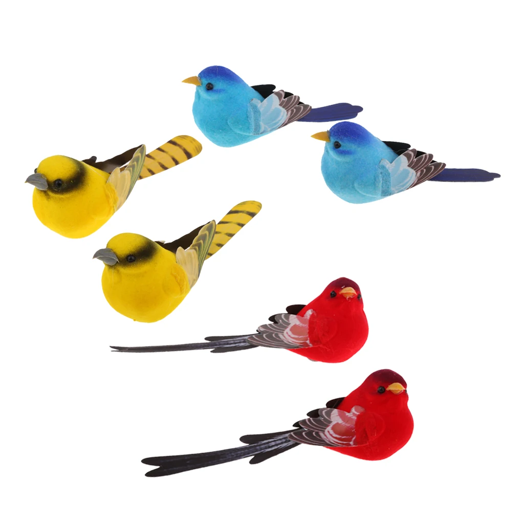 6 Artificially Realistic Decoration Bird Simulation House | Дом и сад