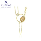 Xuping, модные ювелирные изделия, Новое поступление, Длинные Кристаллы, кулон, ожерелья для женщин, подарок на день рождения A00718991