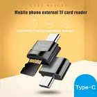Картридер Type-C для карт памяти TF Micro-SD OTG, картридер для телефона Huawei, Macbook, Samsung, OPPO, VIVO, MI