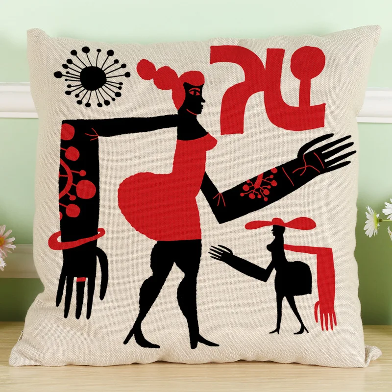 Чехол для подушки разноцветный чехол с абстрактным принтом украшение спальни