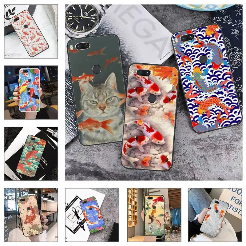 

Lucky koi fish Phone Case For Xiaomi Mi Redmi Note 8T 9T 9S 9A 10 7 8 9 Lite pro