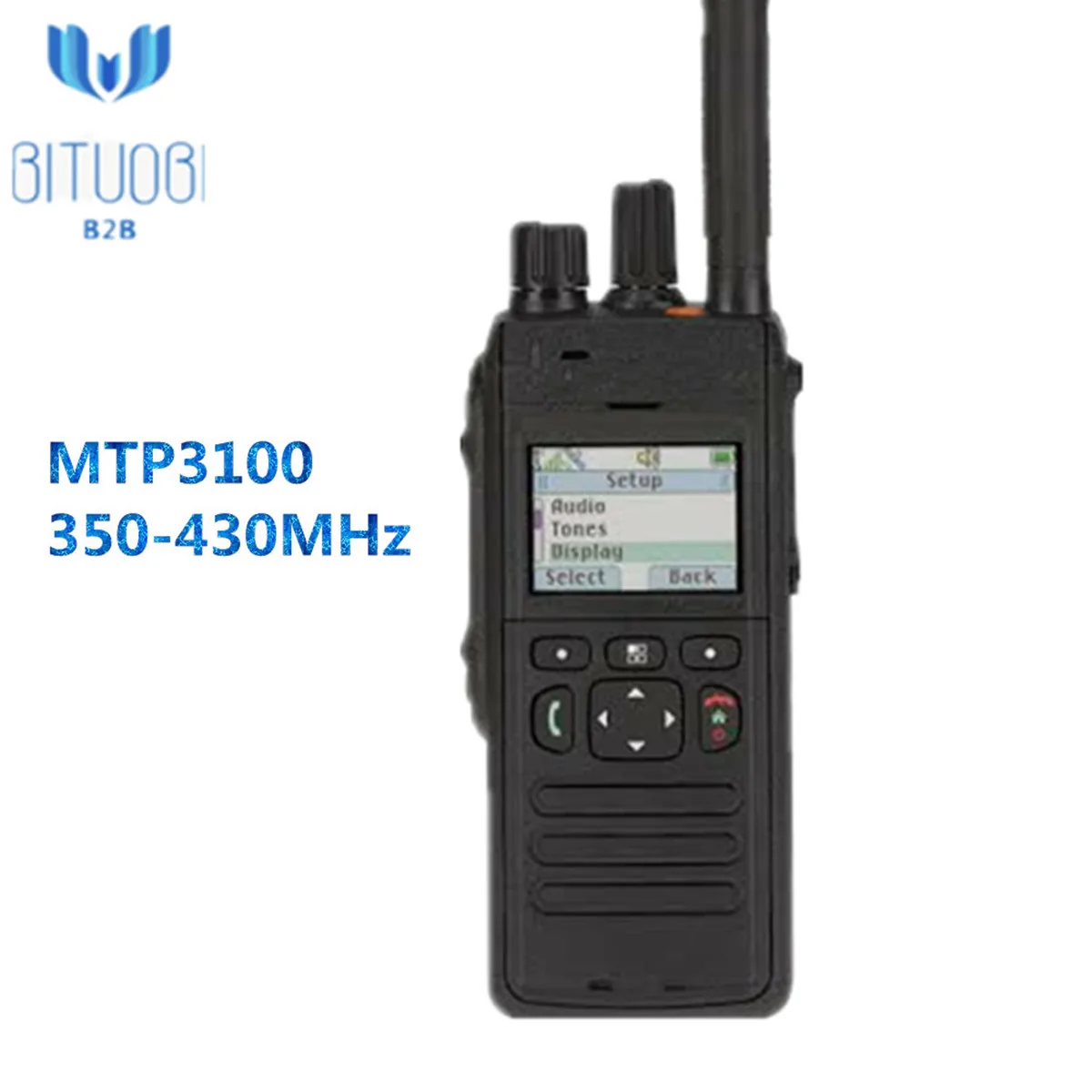 350-430MHz MTP3150 Tetra radio 350-430MHz 806-870MHZ walkie talkie с gps высоким разрешением цветной дисплей пульт дистанционного программирования - Цвет: 350-430MHz