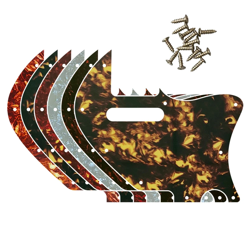 

Xin Yue Custom Parts - For US Tele Merle Haggard F Hole Thinline Guitar Pickguard Scratch Plate Replacement Flame Pattern