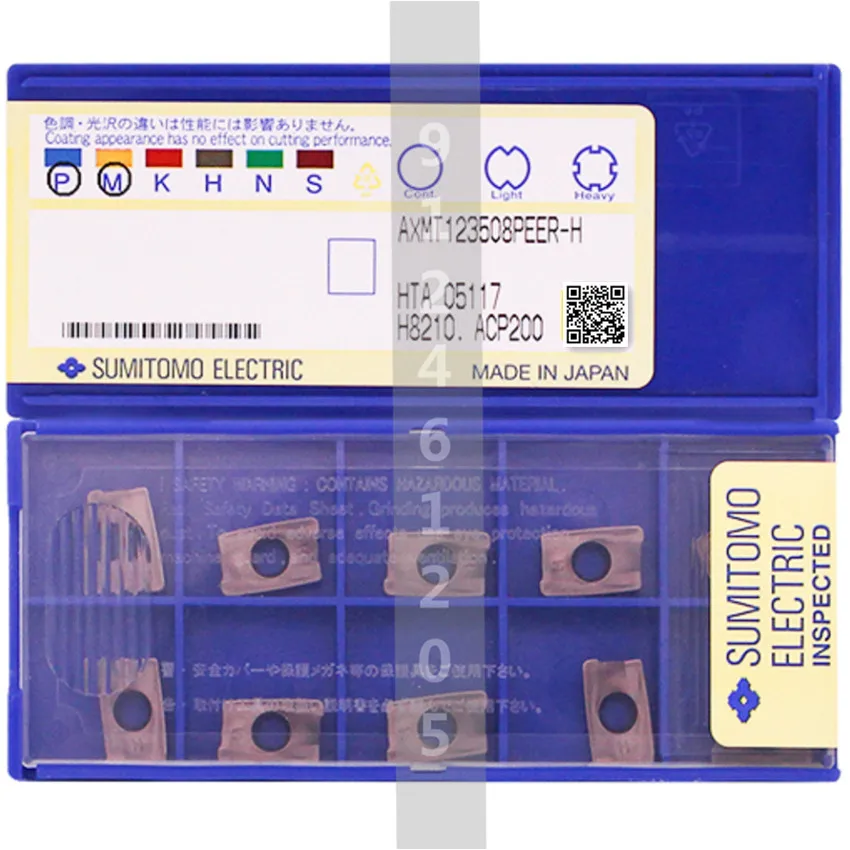 AXMT123504PEER-H ACP200/AXMT123508PEER-H ACP200/AXMT123508PEER-H ACP300  Original SUMITOMO CNC carbide inserts 10PCS/BOX