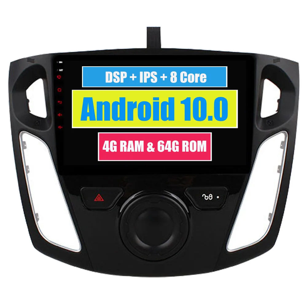 Для Ford Focus 3 2012 2013 2014 2015 Android сенсорный экран Автомобильная GPS-навигация Радио
