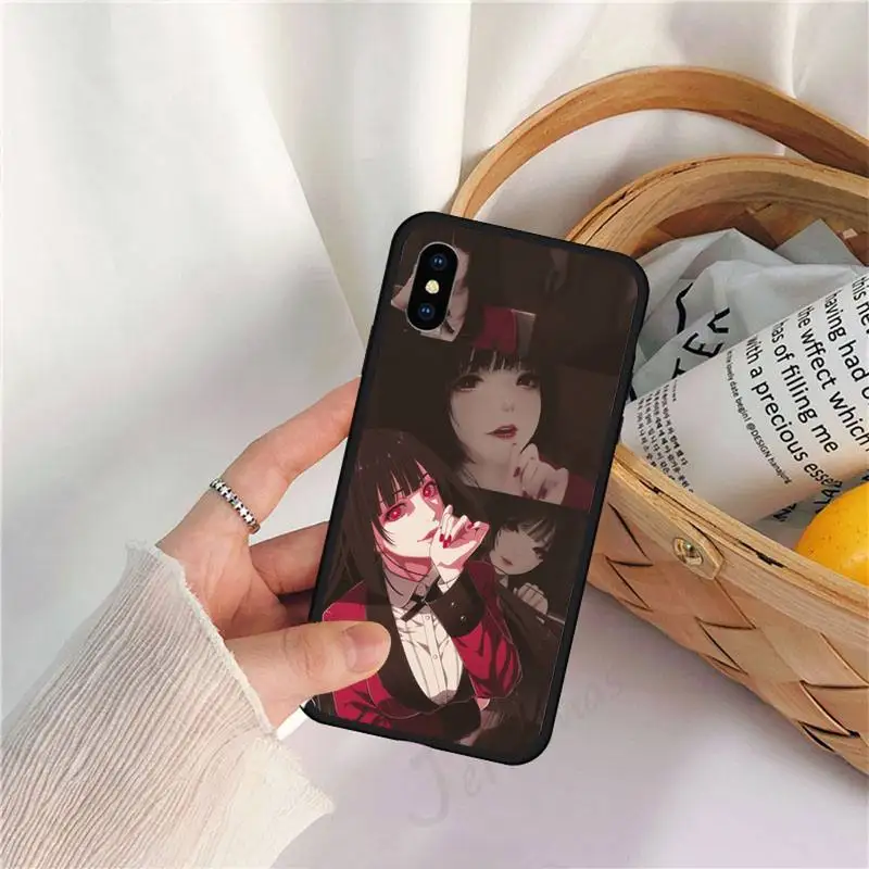 

Crazy Excitement Manga Kakegurui Phone Case for iPhone 11 12 pro XS MAX 8 7 6 6S Plus X 5S SE 2020 XR