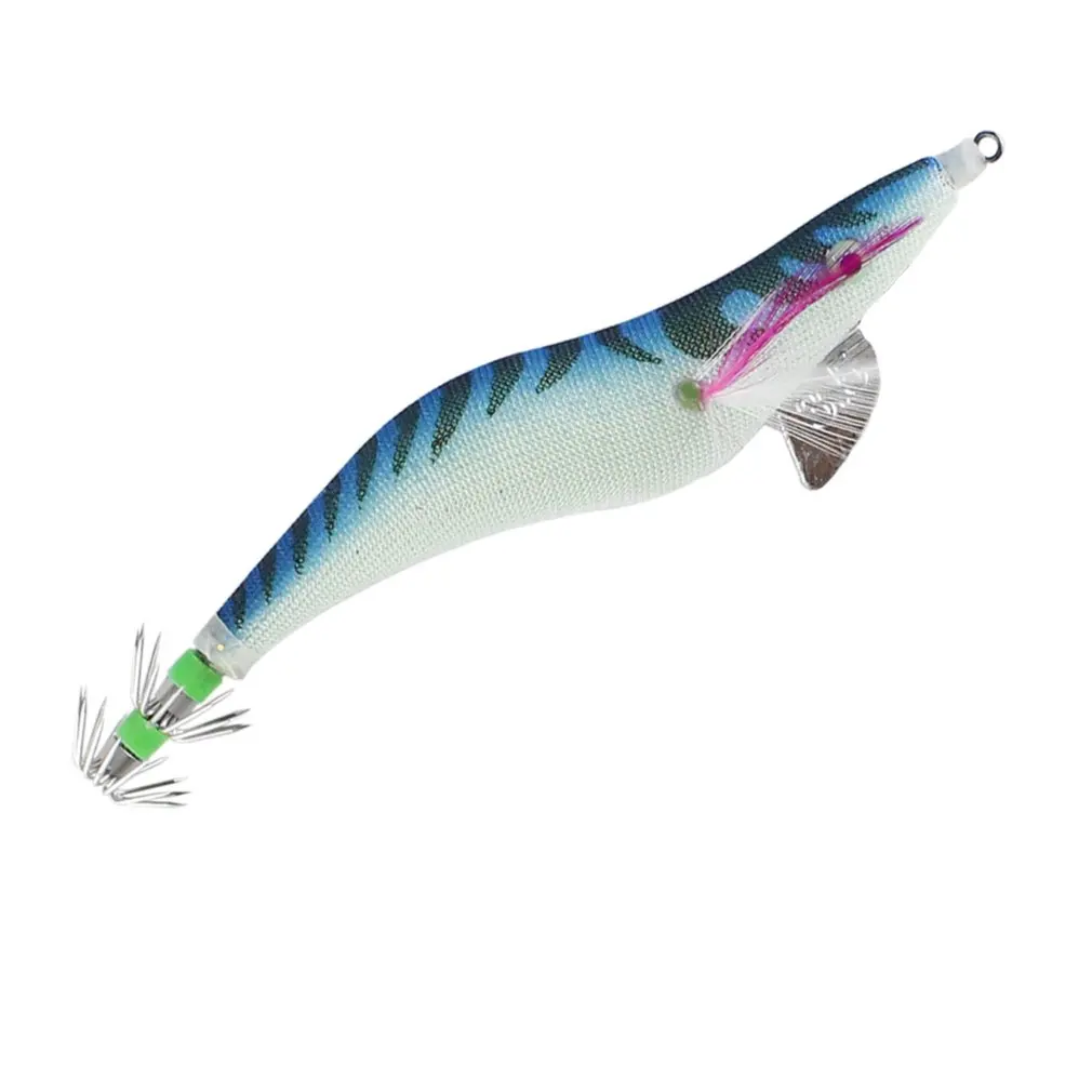 

1 шт. бионическая приманка, искусственная рыболовная приманка 3,5 #, джиг-Крючок для кальмара, искусственная приманка для джиггинга