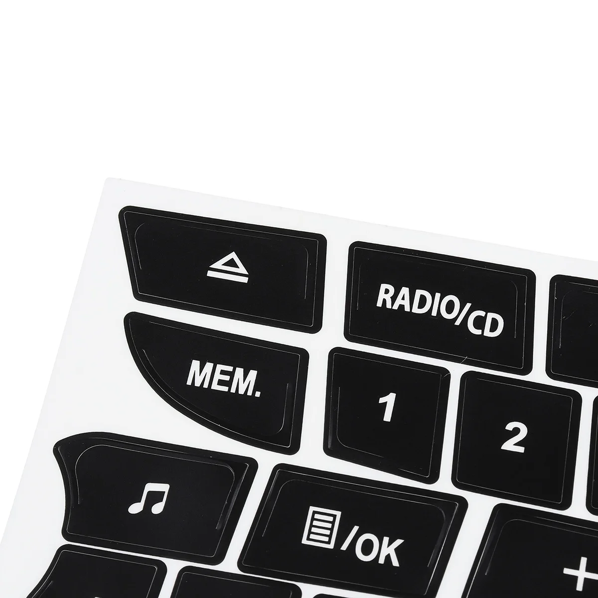 New Car Button Repair Stickers CD Radio Audio Decals For Twingo Renault Clio and Megane 2009-2011 | Автомобили и мотоциклы