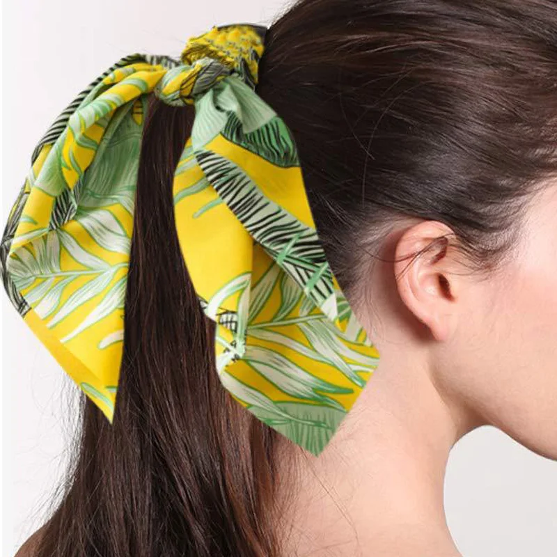 Женские винтажные головные уборы тюрбан банты стринги резинки для волос