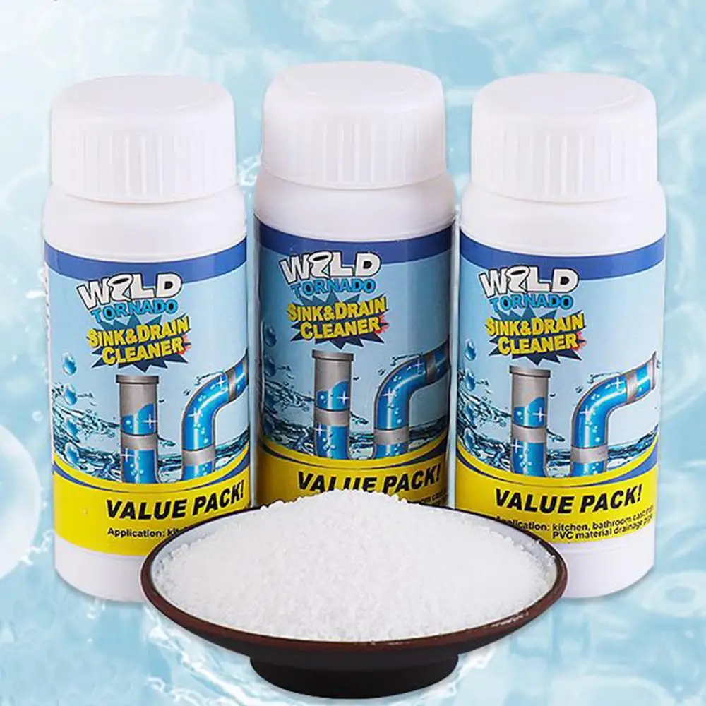 

Powerful Pipe Dredging Agent Powerful Sink Drain Cleaner For Kitchen Sewer Toilet Brush Closestool Clogging Cleaning Tools