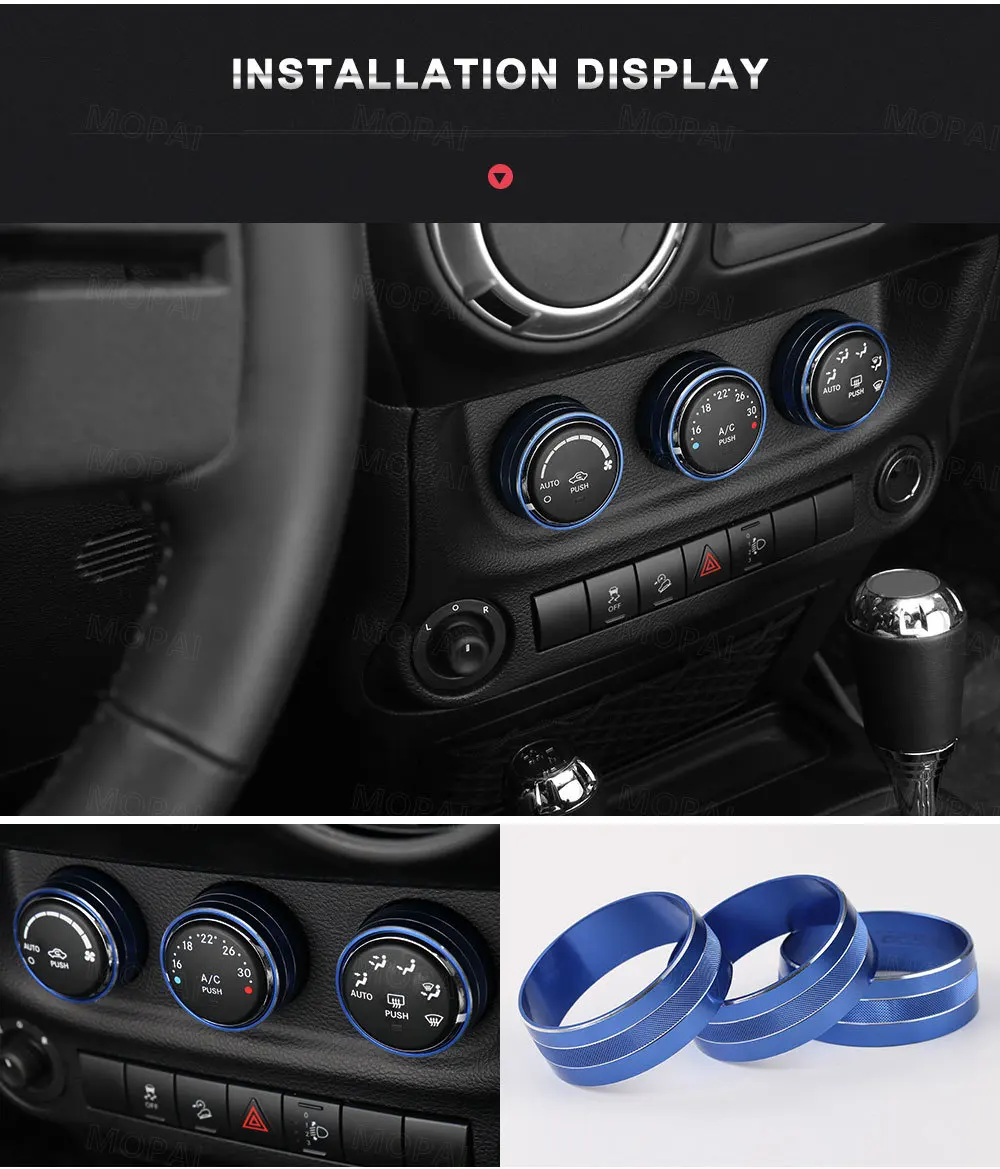 MOPAI интерьер Молдинги для Jeep Wrangler/Компас/Патриот автомобильного кондиционера, кнопка включения декоративная крышка автомобильные аксессуары