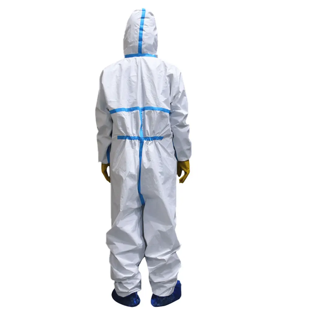 Disposable Coveralls Protective Overalls Suit Factory Hospital Laboratory Full Protection Safety Clothing | Тематическая одежда и
