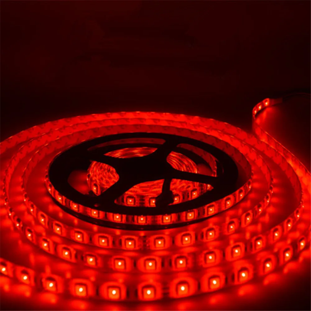 

LED Strip 5050 DC12V 60LEDs/m Flexible LED Light RGB 5050 LED Strip 300LEDs 5m/lot Led Light Strip Living Room Decoration