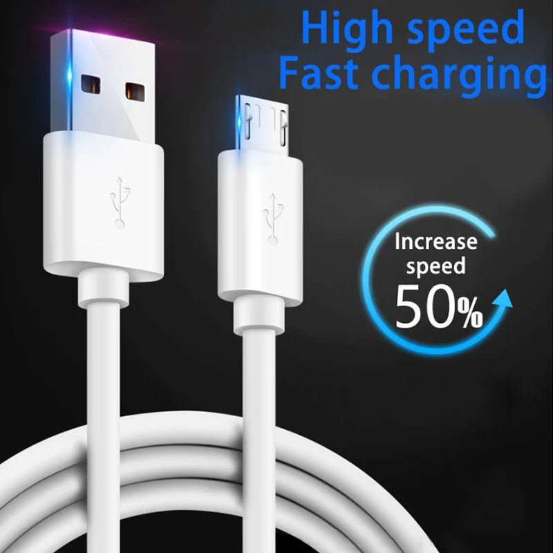 Кабель Micro USB для Xiaomi оригинальное быстрое зарядное устройство 2A телефонов Redmi Note 6