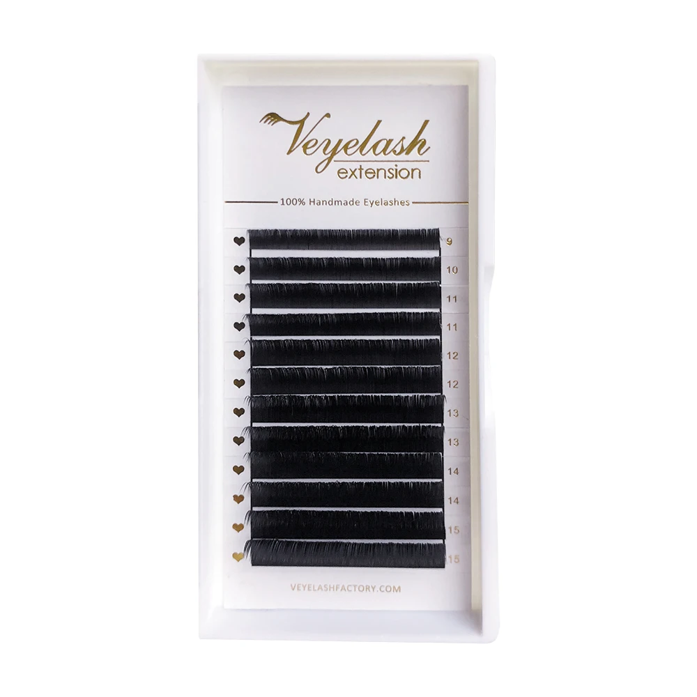 Viplash ellipse плоские ресницы Мягкие короткие накладные для наращивания
