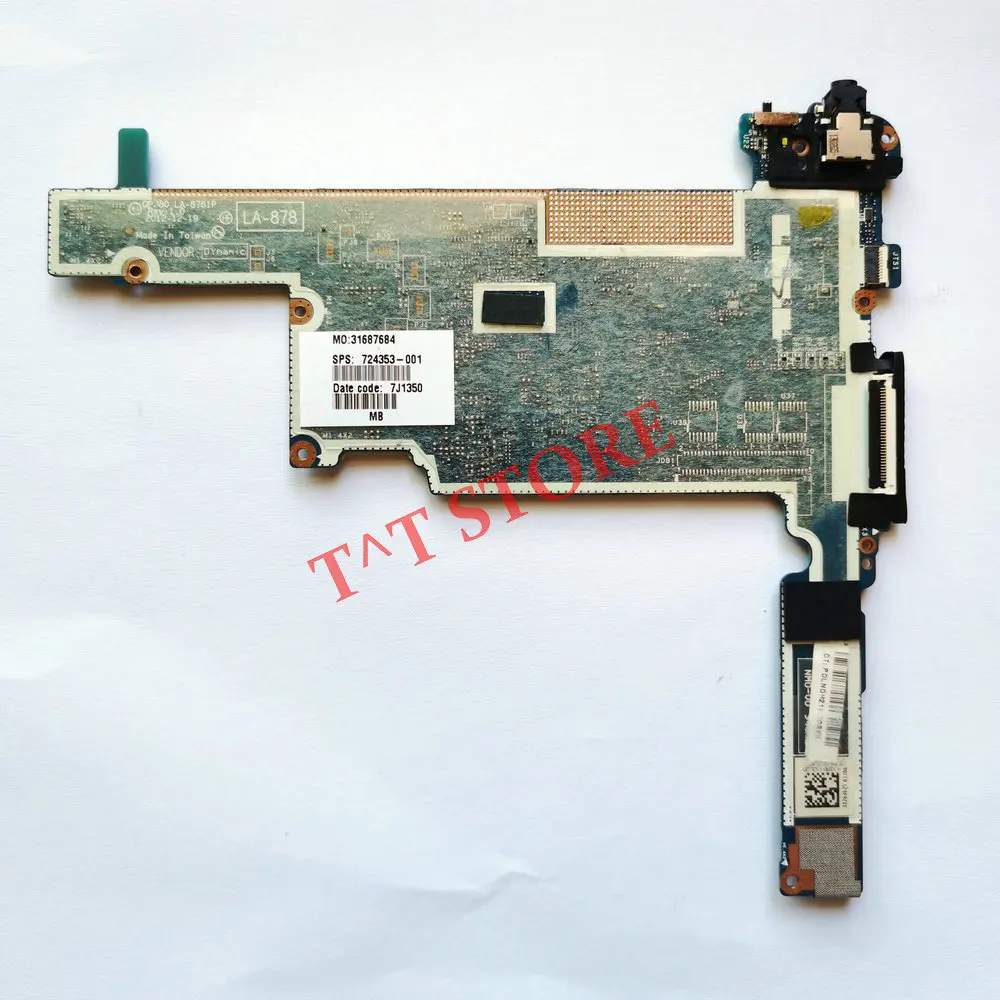 Оригинальная материнская плата для планшета HP ElitePad 900 G1 QPJ80 LA-8781P 724353-001 Бесплатная