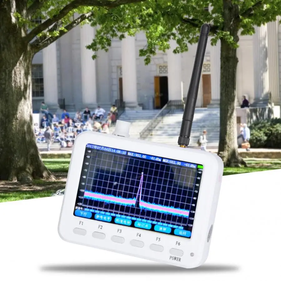XT 360 AT Портативный анализатор спектра сигнала измерительный прибор 30 МГц ~ 6000