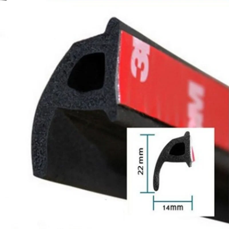 Уплотнительная лента для автомобильной двери 1 м P типа 3 уплотнитель защиты от