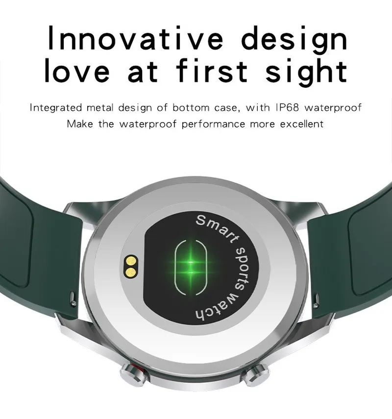 

C2 Smart Watch for Men Women Monitor Sleep Bluetooth IP68 Waterproof Compatible with IOS8 Android Support Multi-languauge