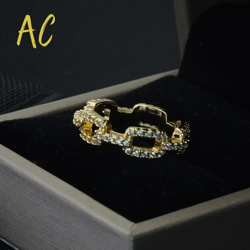

Plain Bohemian Circle Rings for Women 2022 Jewelry Trend Gold Plated Hollow Out Geometric Boho Finger Women's Rings