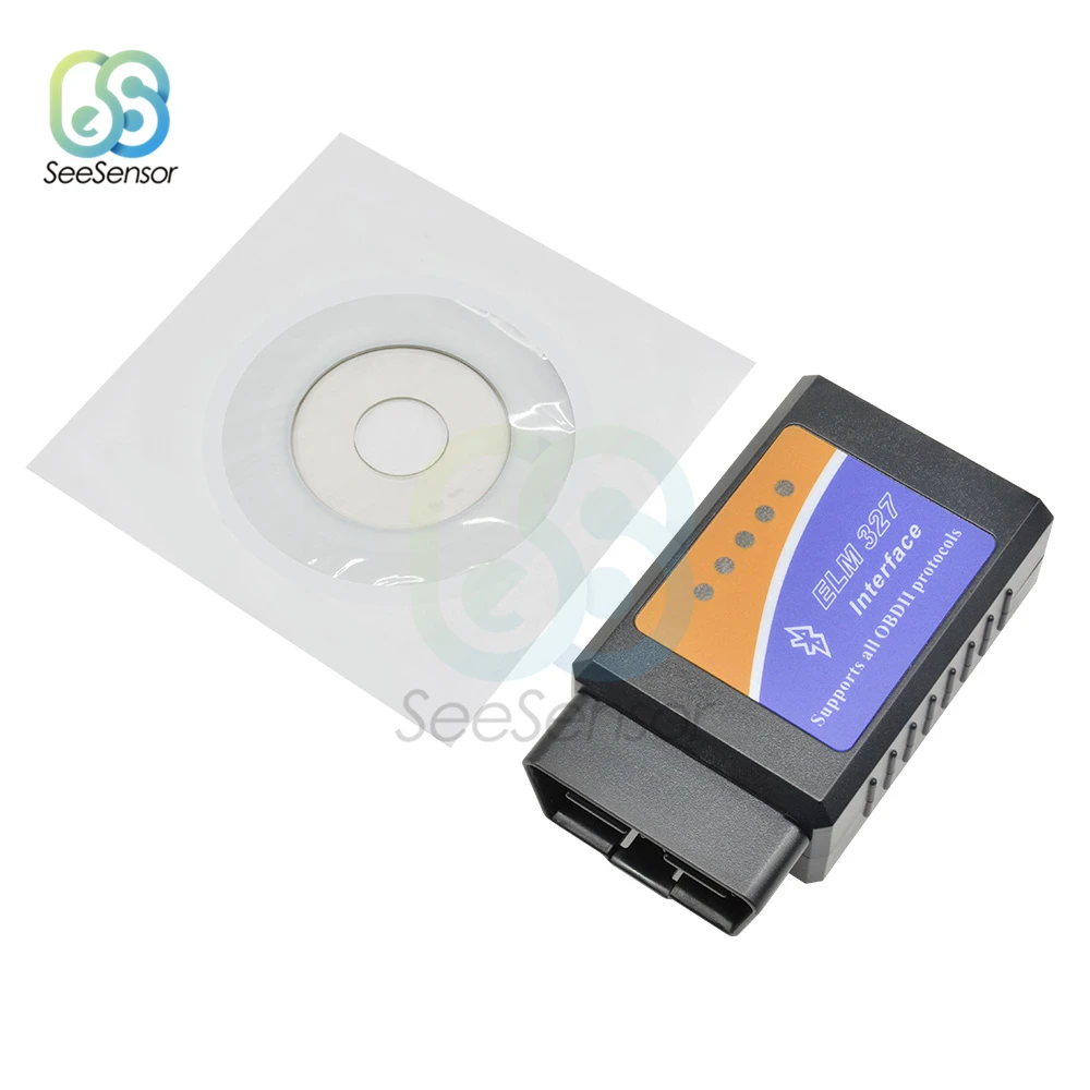 ELM327 Bluetooth/Wifi Diagnostic Scanner OBD2 V1.5 Mini Elm 327 Bluetooth Auto Tool OBDII for Android/IOS/Windows | Инструменты