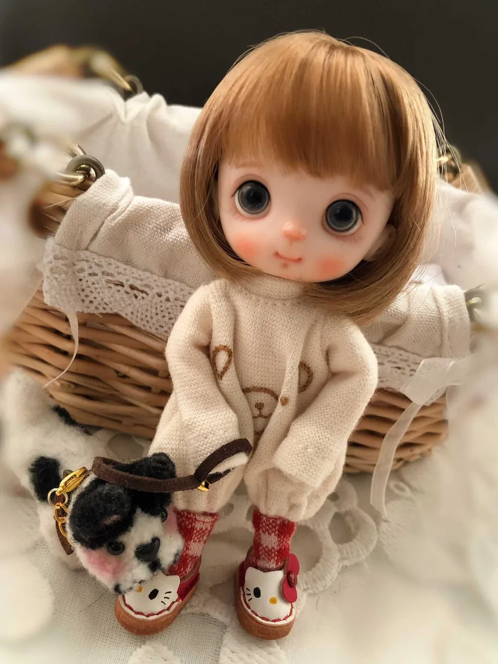 OB11 кукла голова Кастомизация 1/8 BJD куклы OB Полимерная глина