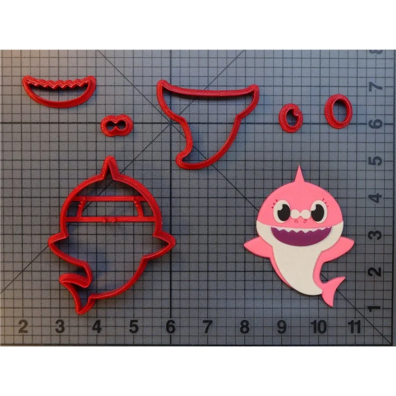 Милый полицейский дедушка бабушка папа мама Акула всего тела кекс плесень