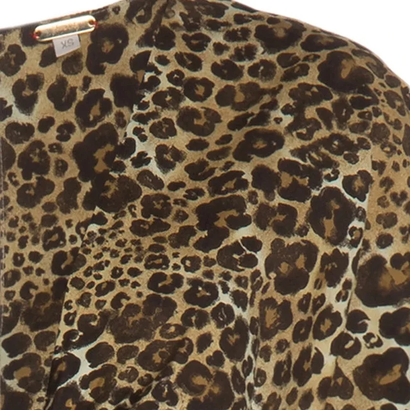 

Bikini Cover Up Beach Tunic Wear Sarongs For Women Dress Swim Suit New Summer Spots Neck Leopard Bat Long Sleeve Dresses Acetate