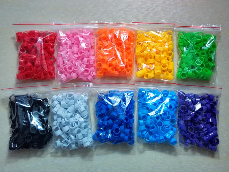 100 шт. голубь кольца 8*7 мм байонетная идентификационное кольцо на палец Цвет