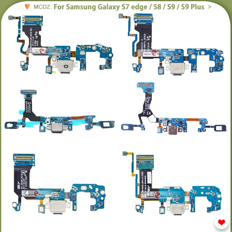 Новый гибкий кабель для samsung Galaxy S7 edge / S8 S9 Plus USB зарядное устройство разъем