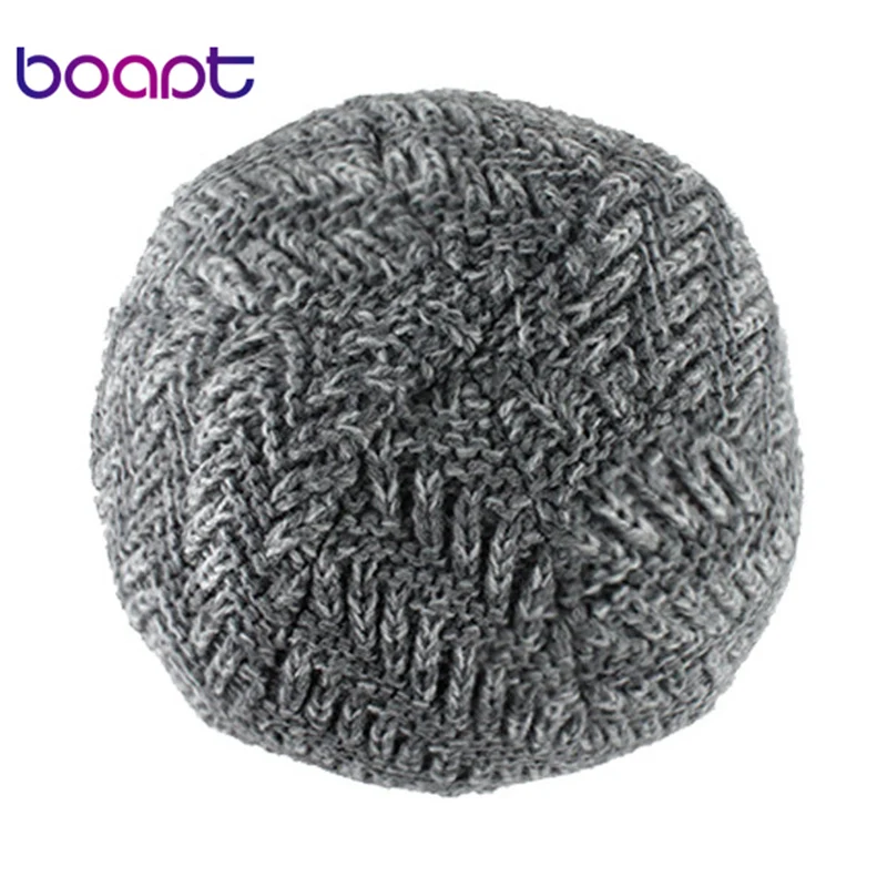 Мужские зимние вязаные шерстяные шапки для женщин шапочки Теплая Лыжная шапочка