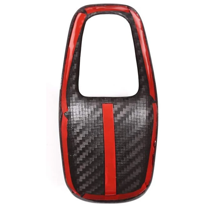 

for Cayenne 2018 2019 Real Carbon Fiber Car Interior Gear Shift Head Cover Accessories