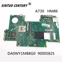 for lenovo a730 laptop motherboard da0wy1mb8g0 90005825 hm86 ddr3 notebook mainboard 100 test