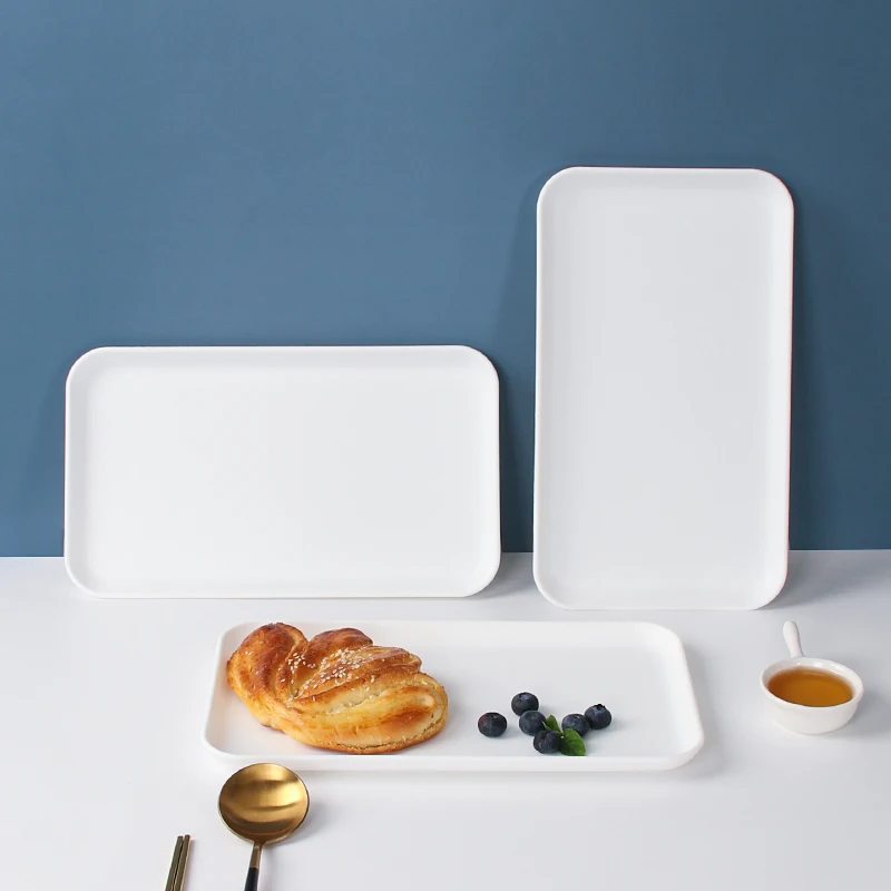 Креативное прямоугольное блюдо в скандинавском стиле поднос для хранения