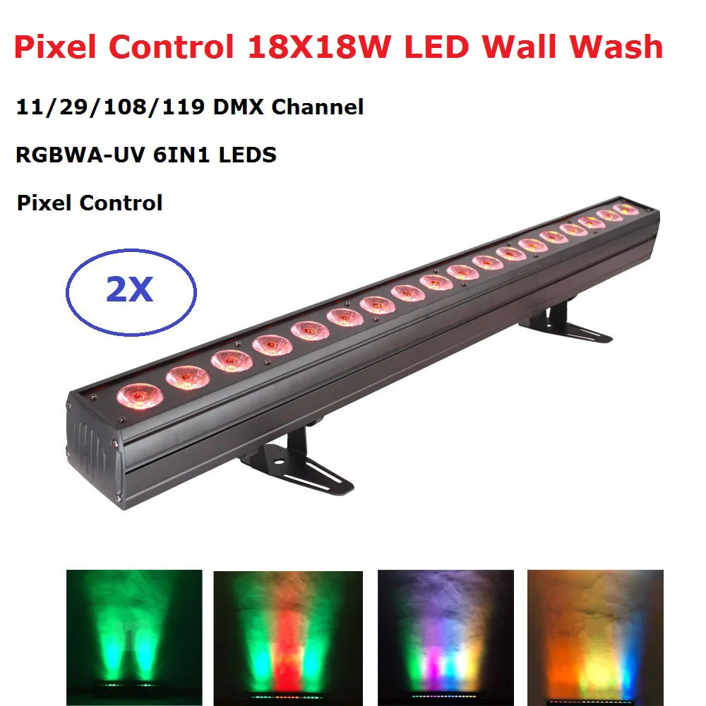 Светодиодный настенный светильник с пиксельным управлением 18x18 Вт | Лампы и