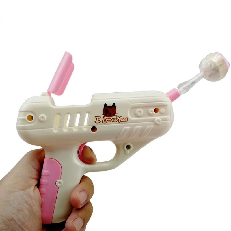 

Candy Lollipop Gun Sweet Toys for Girlfriends Novelty Toy Sugar Storage Box for Children Adult I Love You Funny Surprise Gift