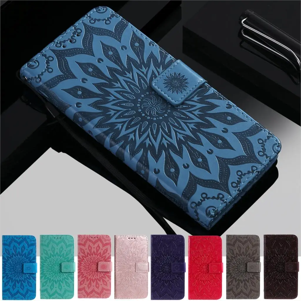 Кожаный флип чехол для Xiaomi Redmi Note 9S Cover Mi 9 S Pro Max чехлы книжки с подставкой защитный