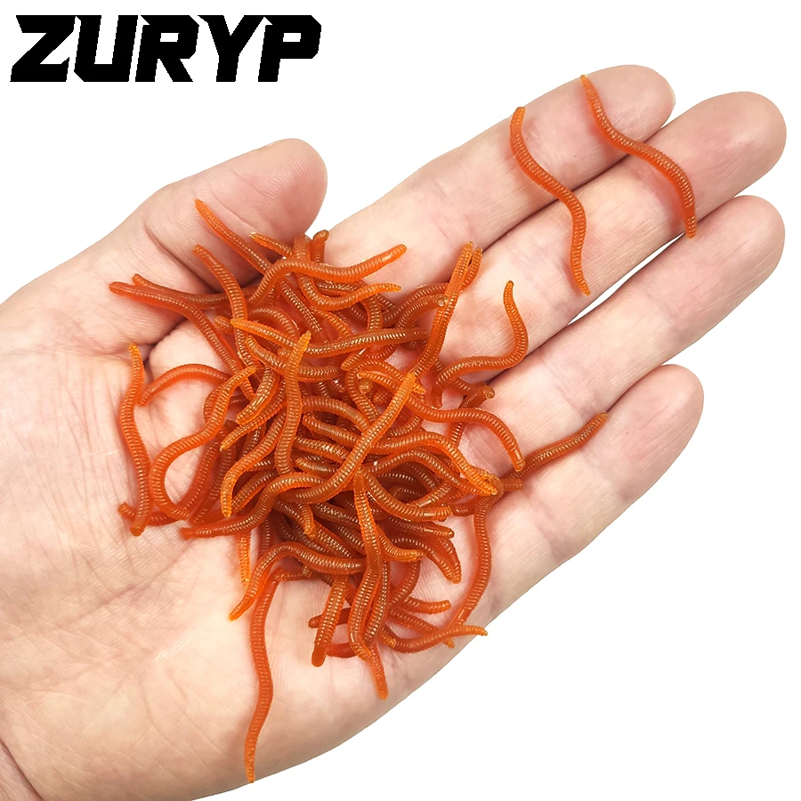 ZURYP рыболовная приманка дождевого Искусственная резина реалистичные приманки