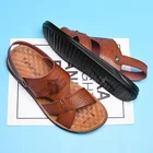 Мужские сандалии, новинка 2021, летние сандалии, нескользящая обувь, модные мужские сандалии, мужская обувь