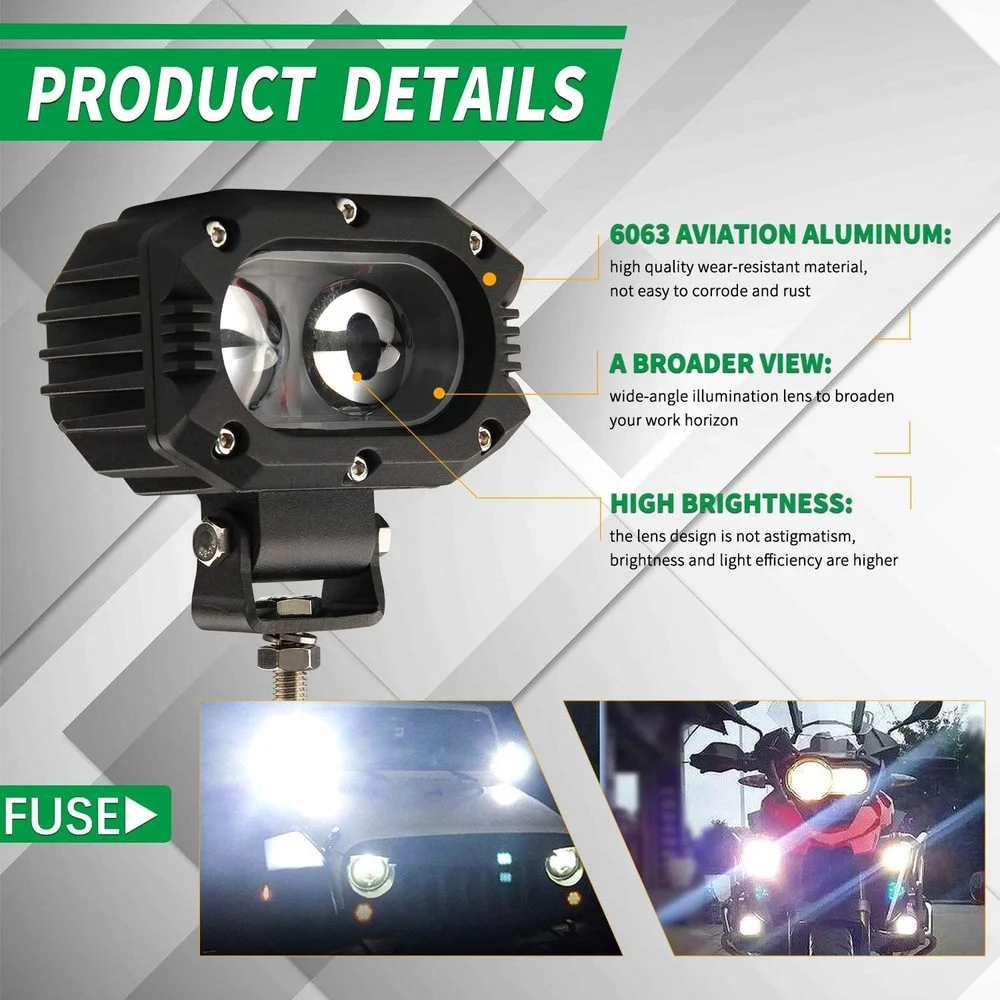 

NLpearl 4" 48W LED Work Light 12V 24V Headlights DRL For ATV Car Motorcycle Truck 4x4 Offroad Assisted Driving Lamp Spotlights